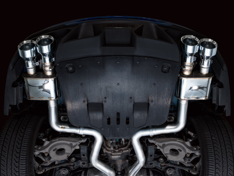 AWE Tuning 21-23 Ford Mustang Mach 1 SwitchPath Cat-Back Exhaust w/ Quad Chrome Silver Tips AWE Tuning Catback