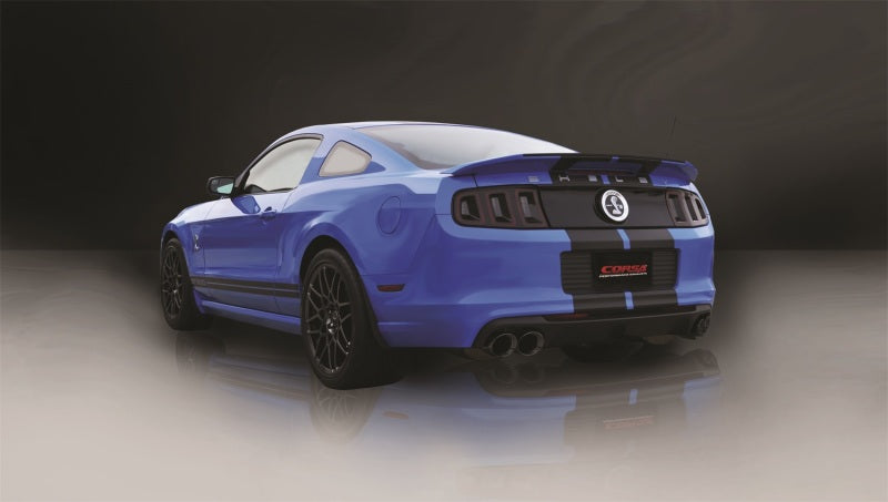 Corsa 2013-2014 Ford Mustang Shelby GT500 5.8L V8 Black Sport Axle-Back Exhaust CORSA Performance Axle Back