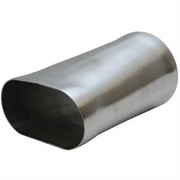 Granatelli 3.0in Round to 3.0in Oval Weld In Exhaust Adapter Granatelli Motor Sports Exhaust Adapters