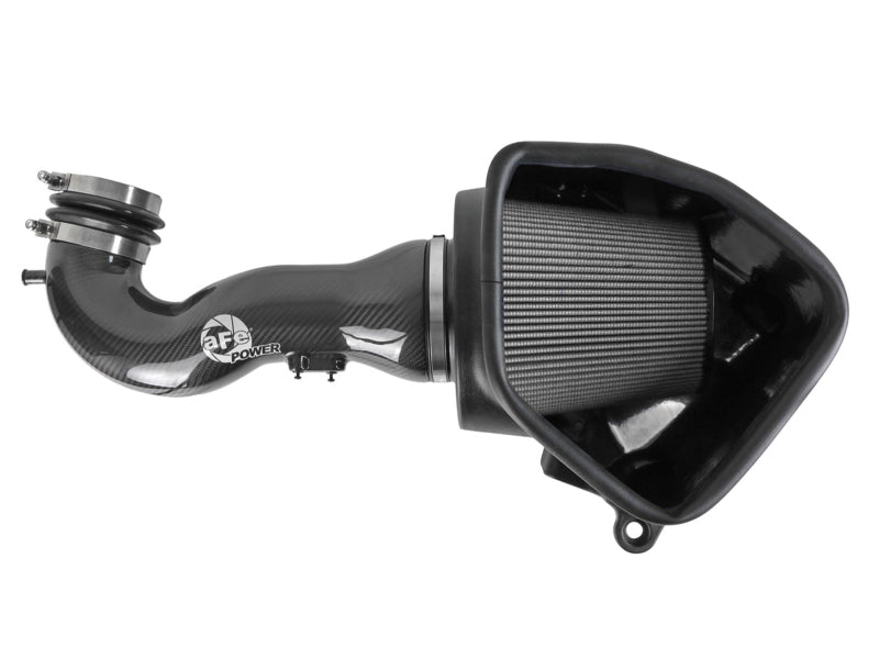 aFe 19-21 GM Trucks 5.3L/6.2L Track Series Carbon Fiber Cold Air Intake System W/ Pro Dry S Filters aFe Cold Air Intakes