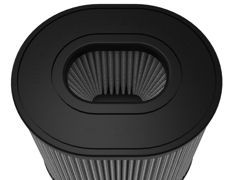 aFe Magnum FORCE Intake Air Filter w/Pro DRY S 4-1/2IN F x(8x6-1/2)IN B x(6-3/4x5-1/2)IN T x8IN aFe Air Filters - Universal Fit