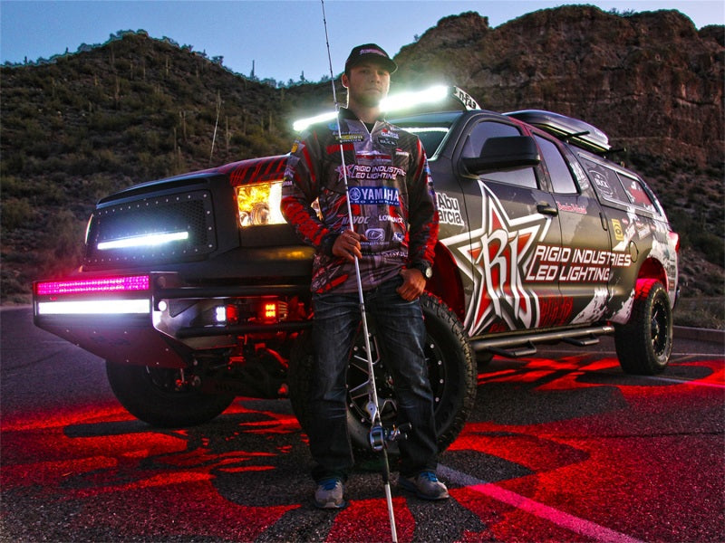 Rigid Industries Rock Light Kit- Red (4 lights) Rigid Industries Sidemarkers & Indicators