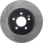 StopTech Power Slot 05-10 Mustang GT V8-4.6L Front Right Drilled Rotor Stoptech Brake Rotors - Drilled