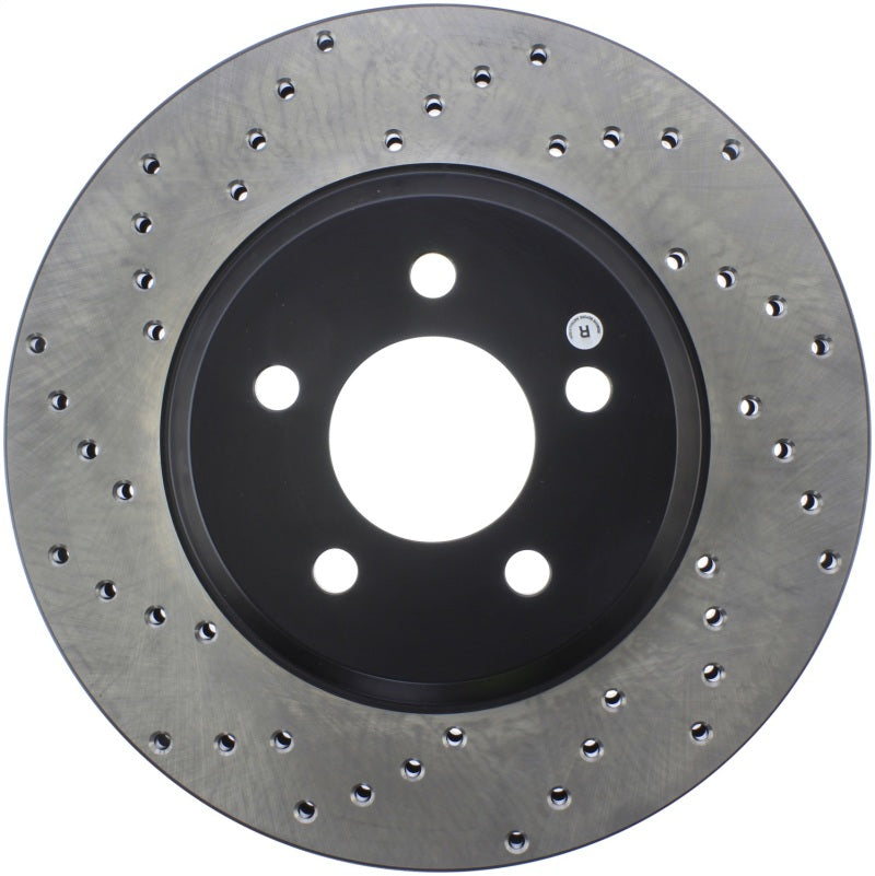StopTech Power Slot 05-10 Mustang GT V8-4.6L Front Right Drilled Rotor Stoptech Brake Rotors - Drilled