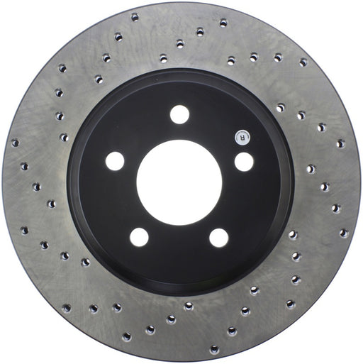 StopTech Power Slot 05-10 Mustang GT V8-4.6L Front Right Drilled Rotor Stoptech Brake Rotors - Drilled