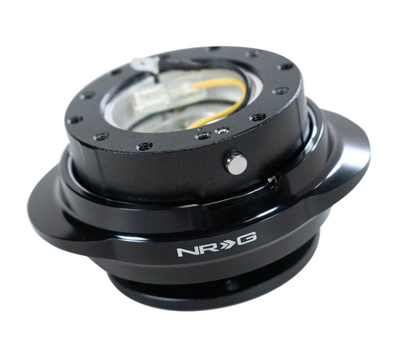 NRG Quick Release Gen 2.2 - Black Body / Shiny Black Oval Ring NRG Quick Release Adapters