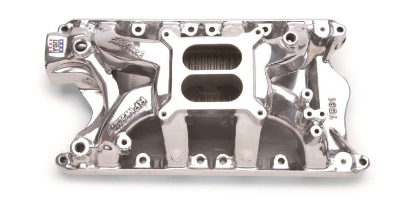 Edelbrock Polished Ford 351 RPM Air Gap Manifold Edelbrock Intake Manifolds