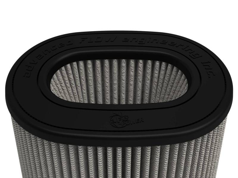 aFe MagnumFLOW Pro DRY S Air Filter (6 x 4)in F x (8-1/2 x 6-1/2)in B x (7-1/4 x 5)in T x 7-1/4in H aFe Air Filters - Universal Fit