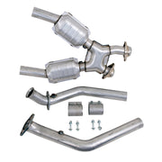 BBK 99-04 Mustang 4.6 GT / Cobra High Flow X Pipe With Catalytic Converters - 2-1/2 BBK Catback
