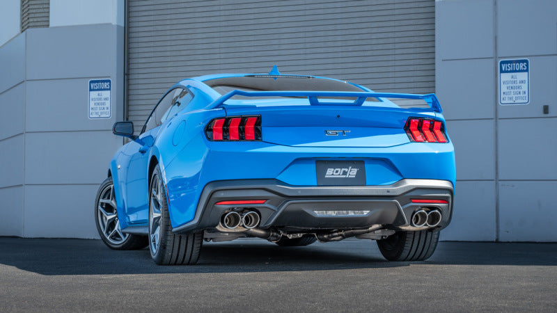 Borla 2024 Ford Mustang GT 5.0L V8 w/ Active Exhaust S-Type Axle-Back Exhaust System Borla Axle Back