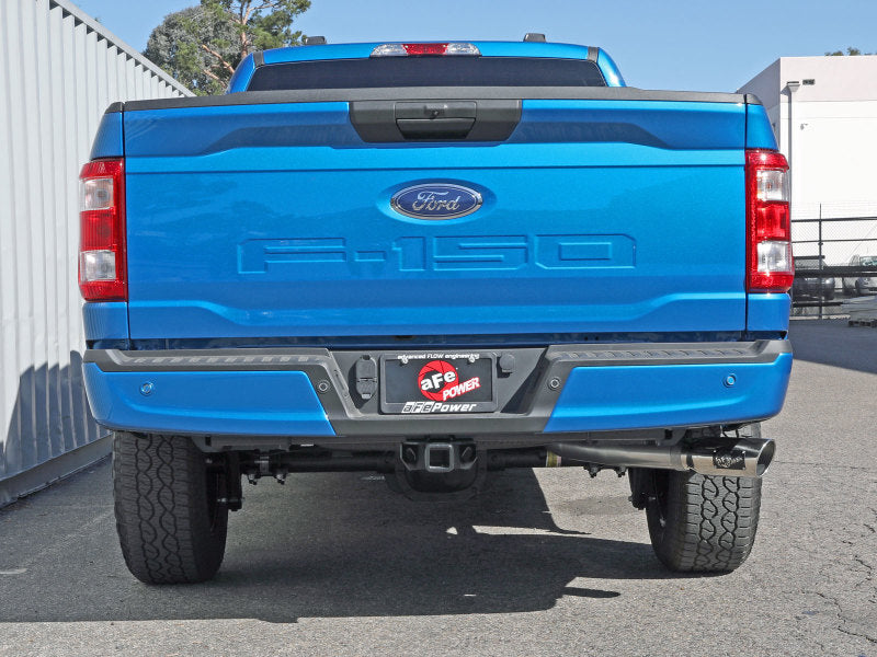aFe Apollo GT 3in 409 SS Cat-Back Exhaust 2021 Ford F-150 V6 2.7L/3.5L (tt)/V8 5.0L w/ Polished Tips aFe Catback