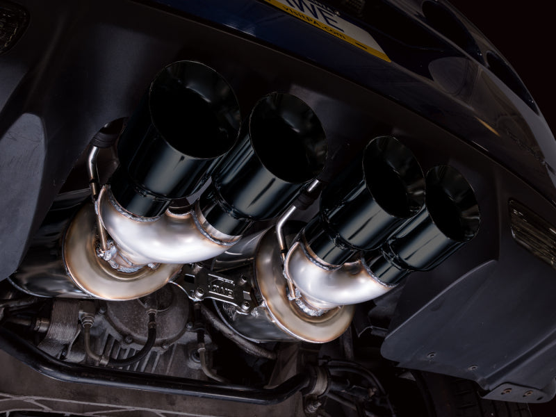 AWE Tuning C6 Chevrolet Corvette Z06/ZR1 Touring Edition Axle-Back Exhaust w/ Diamond Black Tips AWE Tuning Axle Back