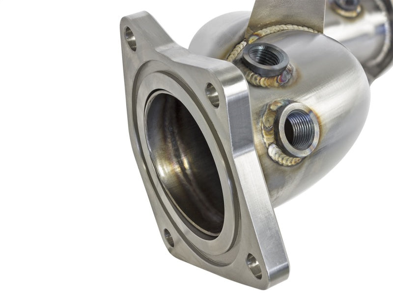 aFe Twisted Steel Down-Pipe Catted 13-16 Cadillac ATS L4-2.0L (t) aFe Downpipes