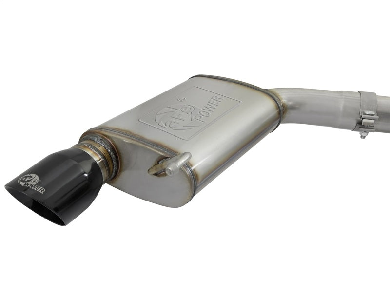 aFe MACHForce XP 3in 304 SS Loud Tone Cat-Back w/ Black Tips 15-17 Ford Mustang V6-3.7L/V8-5.0L aFe Catback