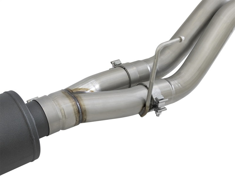 aFe MACH Force-Xp 3in to 3-1/2in 304 SS Cat-Back Exhaust w/Black Tip 17-18 Ford F-150 Raptor V6 3.5L aFe Catback