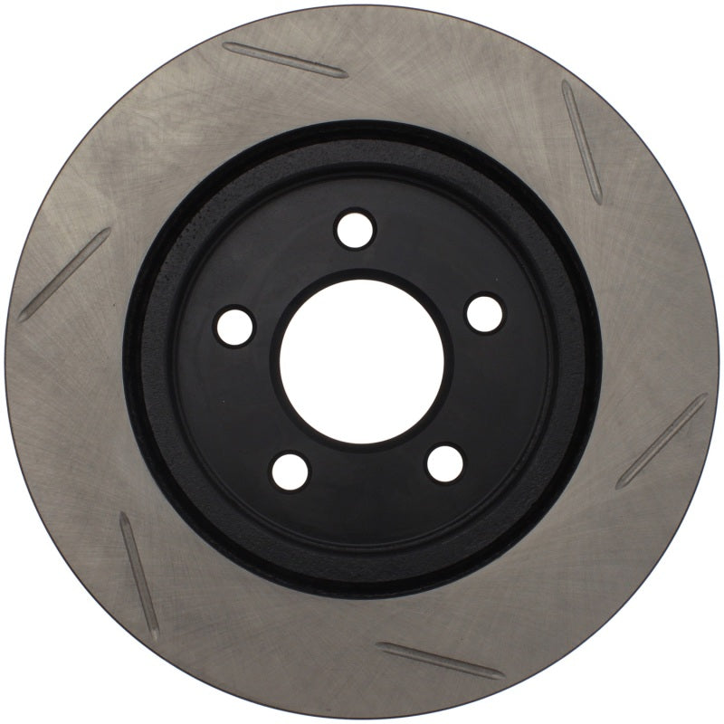 StopTech Power Slot 05-10 Mustang V6/4.0L / GT V8-4.6L Rear Right Slotted Rotor Stoptech Brake Rotors - Slotted