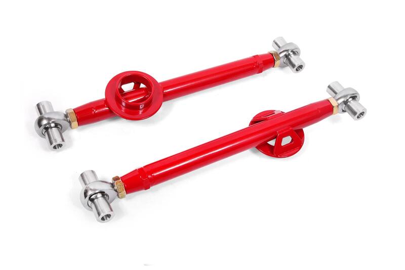 BMR 79-04 Ford Mustang Double Adj. Lower Control Arms - Red BMR Suspension Control Arms