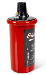 Edelbrock Ignition Coil - Electric Oil Filled - .70 PR Red w/ Black Top Edelbrock Ignition Coils - Upgrade