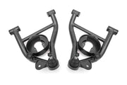 BMR 82-92 F-Body A-arms Lower DOM, Non-adj Delrin Bushings Spring Pocket - Black Hammertone BMR Suspension Control Arms