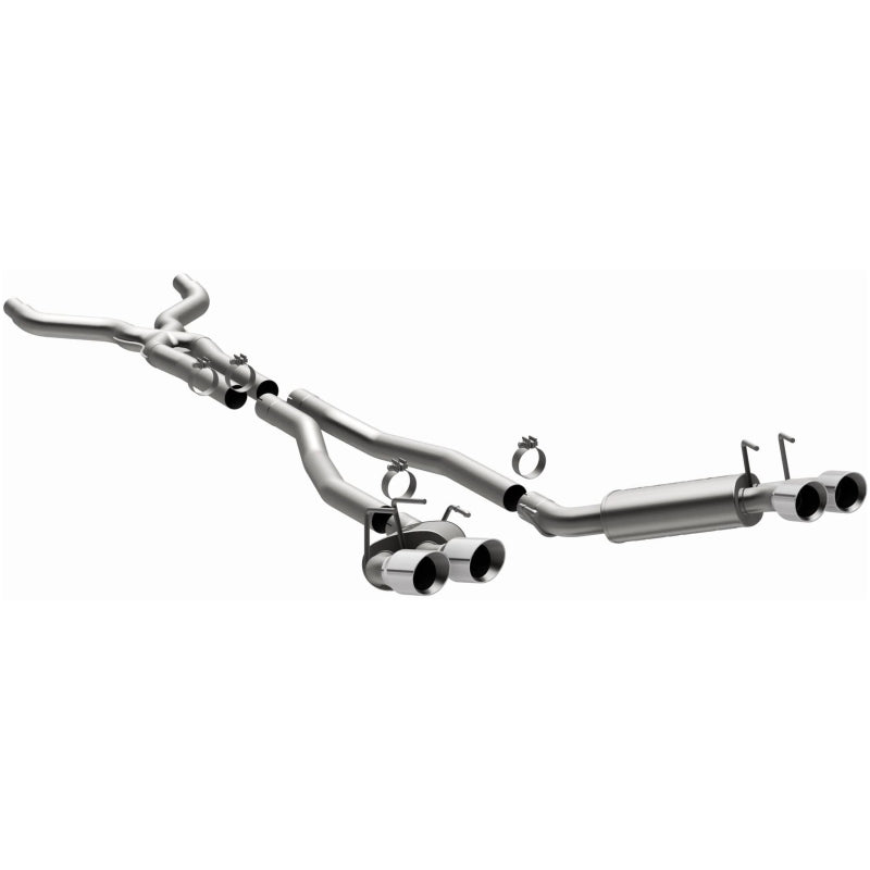 MagnaFlow 13 Chevy Camaro V8 6.2L S/C Quad Split Rear Exit Cat Back Perf Exhaust Magnaflow Catback