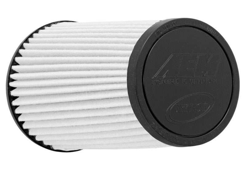 AEM Dryflow Conical Air Filter 2.75in Flange ID / 6in Base OD / 5.125in Top OD / 9.125in Height AEM Induction Air Filters - Universal Fit