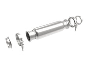 aFe MACH Force-Xp Resonator 3 IN Inlet/Outlet x 4 IN Dia. x 12 IN Body x 16 IN Overall Length aFe Resonators