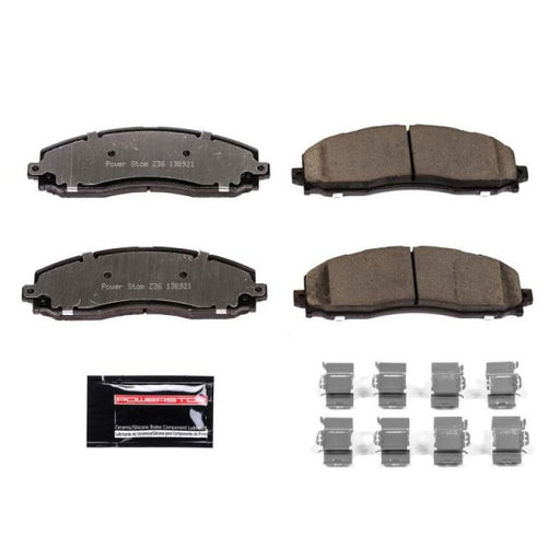 Power Stop 13-19 Ford F-250 Super Duty Rear Z36 Truck & Tow Brake Pads w/Hardware PowerStop Brake Pads - Performance