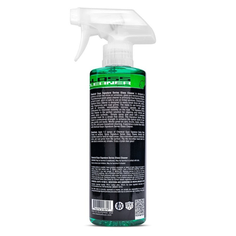 Chemical Guys Signature Series Glass Cleaner (Ammonia Free) -16oz Chemical Guys Window Cleaners