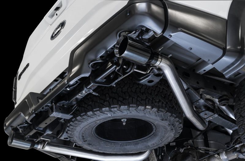 AWE Tuning 2017+ Ford Raptor Tailpipe Conversion Kit w/ Diamond Black Tips AWE Tuning Catback