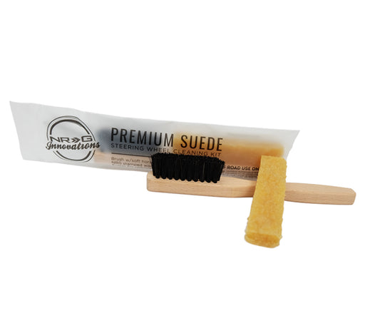 NRG Suede Steering Wheel Cleaning Kit- Including Eraser and Horse Brush NRG Steering Wheels