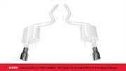Corsa 2015-2025 Ford Mustang GT 3.0in Inlet / 4.5in Outlet Polished Tip Kit (For Corsa Exhaust Only) CORSA Performance Tips