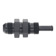 DeatschWerks 8AN Male Flare to Straight 5/16in Single Hose Barb - Anodized Matte Black DeatschWerks Fittings