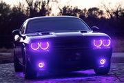 Oracle 0814 Dodge Challenger Dynamic Surface Mount Headlight/Fog Light Halo Kit COMBO ORACLE Lighting Fog Lights
