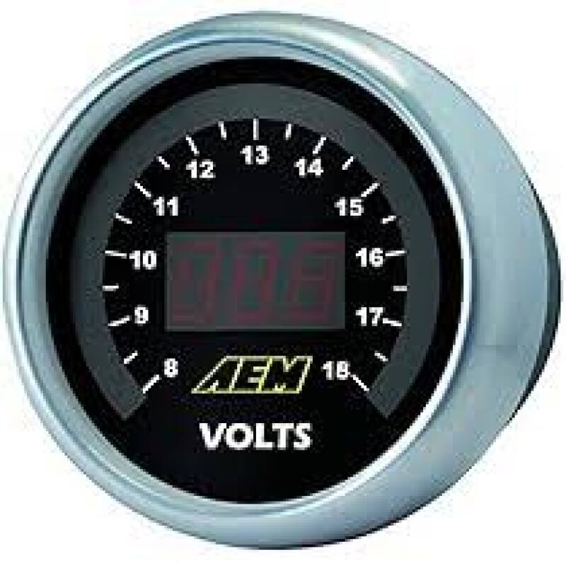 AEM 52mm Voltmeter Digital Gauge AEM Gauges
