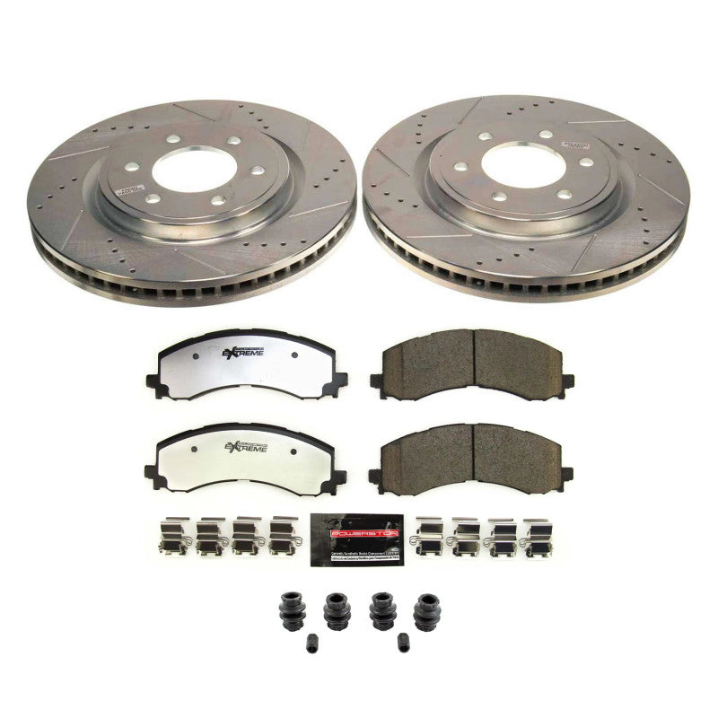Power Stop 2022 Lincoln Navigator Front Z36 Truck & Tow Brake Kit PowerStop Brake Kits - Performance D&S