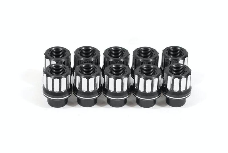 BMR 10-24 Chevrolet Camaro 5th/6th Gen Lug Nut Kit 14mm x 1.50 RH Shank 12-pt Alum Set of 10 BMR Suspension Lug Nuts