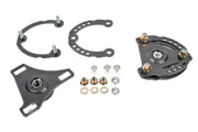 BMR 15-17 S550 Mustang Caster Camber Plates - Black Hammertone BMR Suspension Shock Mounts & Camber Plates