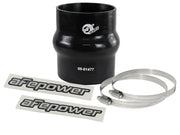 aFe Magnum FORCE Intake Coupling Kit (3-1/8 IN ID x 4 IN L) Straight Coupler w/ Hump - Black aFe Air Intake Components