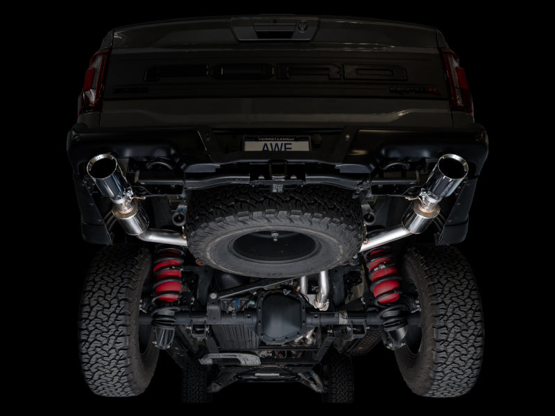 AWE Gen 3 Raptor R SwitchPath Exhaust - Chrome Silver Tips AWE Tuning Catback