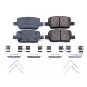 Power Stop 18-19 Buick Enclave Rear Z17 Evolution Ceramic Brake Pads w/Hardware PowerStop Brake Pads - OE