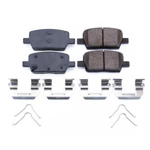 Power Stop 18-19 Buick Enclave Rear Z17 Evolution Ceramic Brake Pads w/Hardware PowerStop Brake Pads - OE