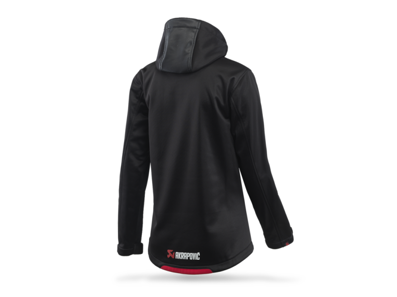 Akrapovic Womens Corpo Softshell Jacket Black - M Akrapovic Headwear
