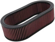 K&N Custom Oval Air Filter 7.75in OW X 14.625in OL x 4in H K&N Engineering Air Filters - Drop In