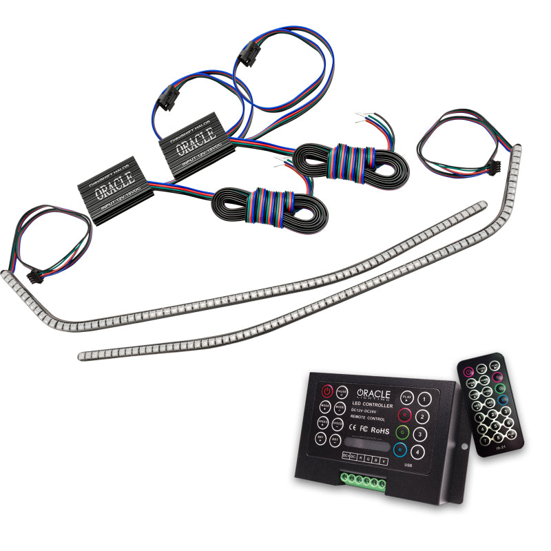 Oracle 16-21 Chevrolet Camaro Surface Mount DRL Modules - ColorSHIFT 2 ORACLE Lighting Headlights
