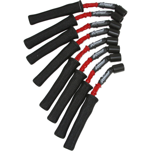Granatelli 14-23 GM LT1 6.2L Hi-Perf Coil-Near-Plug Wire Connector Kit w/Red Jacket/Blk Sleeve Granatelli Motor Sports Spark Plug Wire Sets