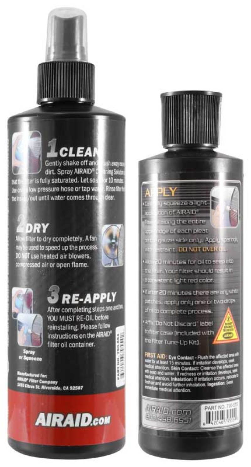 Airaid Renew Kit - 12oz Cleaner / 8oz Squeeze Oil Airaid Recharge Kits