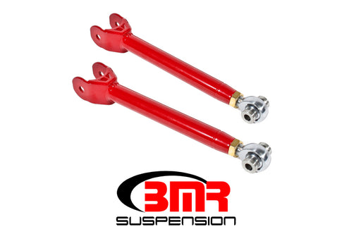 BMR 16-17 6th Gen Camaro Lower Trailing Arms w/ Single Adj. Rod Ends - Red BMR Suspension Suspension Arms & Components