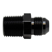 DeatschWerks 8AN Male Flare to 1/2in Male NPT Adapter - Anodized Matte Black DeatschWerks Fittings