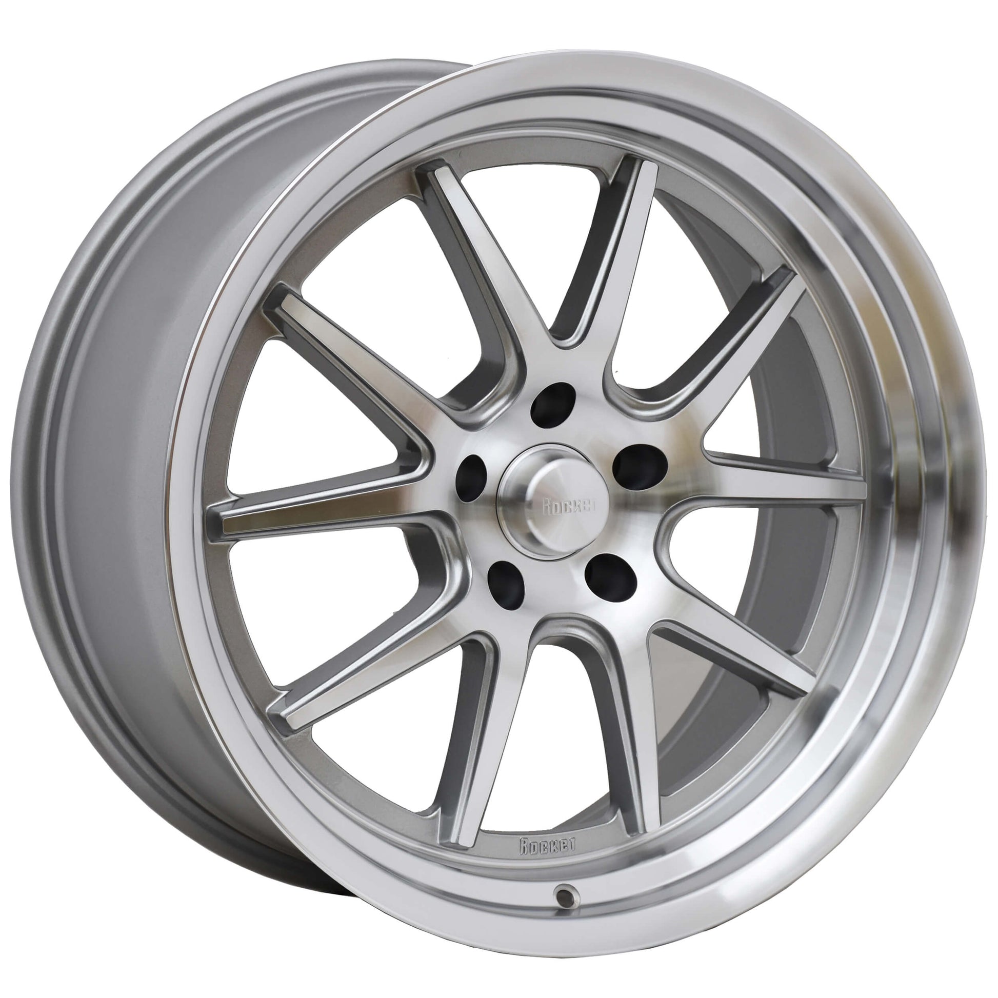 Rocket Racing Wheels TTR19 Attack - Titanium/Machined TTR19-896545