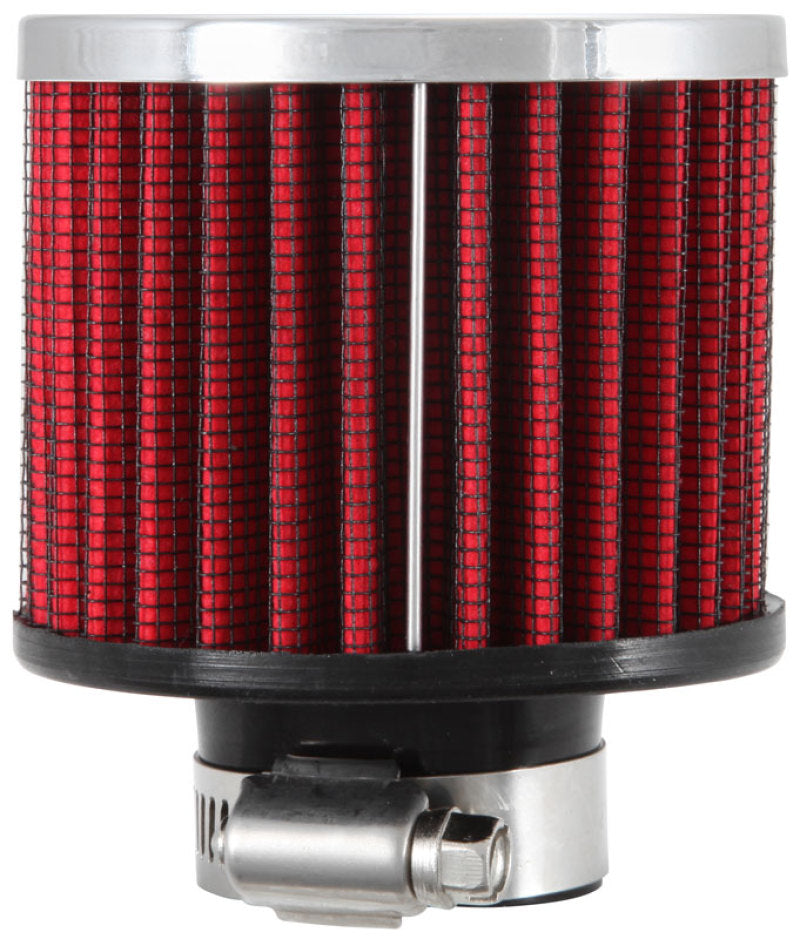 K&N 1.25in Flange ID x 3in OD x 2.5in H Rubber Base Crankcase Vent Filter K&N Engineering Air Filters - Universal Fit